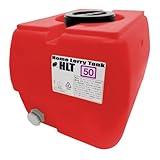 スイコー ホームローリータンク50 50L レッド バルブ付