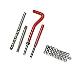 F Fityle 高品質　糸の修理ワイヤ スレッド　 挿入タップドリルビット 互換　 M10 　全４サイズ　15本 - M5