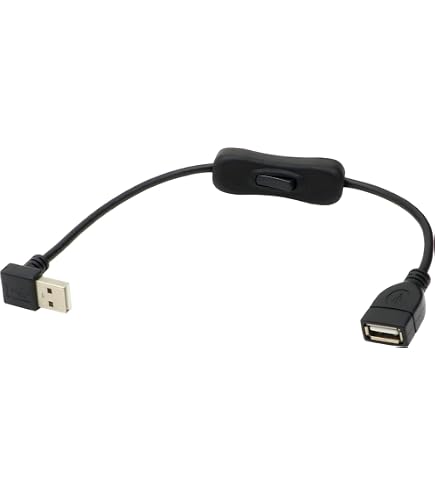 Amazon.co.jp: オーディオファン USB 延長ケーブル ON ／ OFF スイッチ