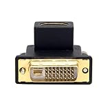 CHENYANG コンピューター＆HDTV＆グラフィックカード用の90度ダウンアングルDVIオス-HDMIメスアダプター DVI-041-UP