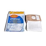 Riccar Simplicity Type S Vacuum Cleaner SuperaQuik Microlined Replacement Paper Bags 6PK 858