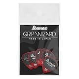 Ibanez 滑り止め素材を使用したピック Grip Wizard Series Sand Grip Pick PA16HSG-RD RED