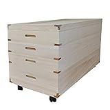 アルファタカバ 総桐仕様桐タンスシリーズ 桐 桐箱キャスター付き きよか 4段タイプ