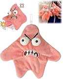 [VAWcornic] パトリック スター ぬいぐるみ グッズ 動く怒っているヒトデのぬいぐるみ人形 キーホルダー 鼓動する星 ぬいぐるみ マスコット 動く面白いストレス解消おもちゃ ヒトデのぬいぐるみ ちい かわいい流れ星 萌え かわいい 飾りグッズ 小物 記念品 プレゼント