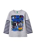 (ユナイテッドカラーズオブベネトン) UNITED COLORS OF BENETTON KIDSスペースボーイレイヤードTシャツ・カットソー グレー 2Y (90cm相当)