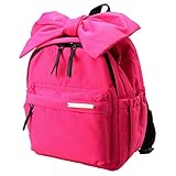 [ブランシェス] リボンリュック(S) S ローズピンク