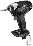 日立工機 14.4V コードレスインパクトドライバー 充電式 ブラック 蓄電池・充電器別売り WH14DKL(NN) 本体のみ