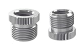 JUTOSUマイクネジアダプター カメラネジ変換アダプター 3 /8"メス-5/8"オス アダプター ネジ式アダプター アルミニウム合金製 三脚アダプター 3/8"〜5/8" 三脚用レーザーアダプター 変換ネジ カメラネジアダプター 撮影補助ツール 2個セット
