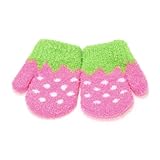 日本製 いちごちゃん ふかふか キッズ ミトン 手袋 ピンク [ウェア&シューズ] [ウェア&シューズ]