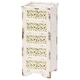 不二貿易 陶製 キャビネット 風 ポット 鳥 高さ26.5cm 33941