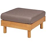 不二貿易 リビングスツール 66×66cm ナチュラル 97129