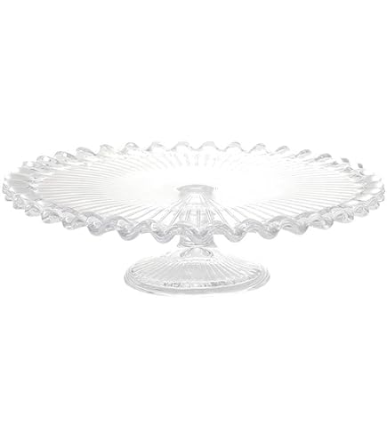 Amazon｜cotta ケーキスタンド 花リム グレー 大 (28cm)｜ケーキ 