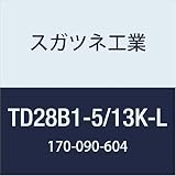 スガツネ工業 ドア用金物 ダンパーヒンジ TD28B1-5/13K-L 1