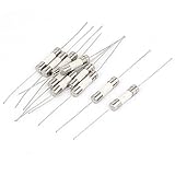 uxcell セラミック管ヒューズ セラミックヒューズ アキシャルリード 電気自動車トラック用 5 x 20mm 250V 15A 10個