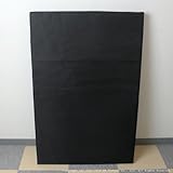 建築・住宅資材　簡易防音工事・吸音施工用の吸音材50mm 密度150K 6枚組　ガラスクロス（黒）全面貼り