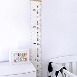woshishe - i - 79 " x7.9 " Baby高さGrowth Chart Hanging定規子供部屋壁木製フレームホームデコレーション新しい