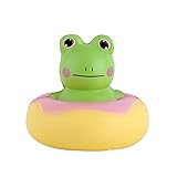 anboor 3.7 " Squishies FrogドーナツKawaiiソフトSlow Rising香りつき動物Squishies Stress Relief子供おもちゃギフトコレクション