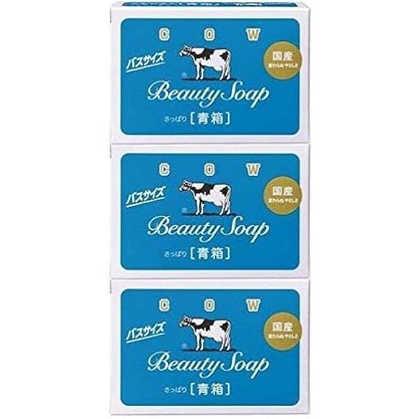 牛乳石鹸BEAUTY SOAP 化粧石鹸カウブランド青箱a1 200個入85g Amazon.co.jp: Cow Brand Soap, Blue Box, 3.2 oz (85 g), 6 x