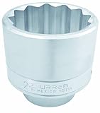 Urrea 5755M 1-Inch Drive 12-Point 55mm Chrome Socket [並行輸入品]