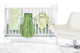 SwaddleDesigns 6 Piece Crib Bedding Set with Crib Skirt Pure Green 0-6months [並行輸入品]