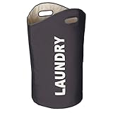 Wenko ハンドルツキきランドリーバスケット ルモ グレー 3450121100