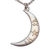 三日月型のシルバーアクセサリー クレセントペンダント