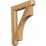 Ekena Millwork Westlake Craftsman Rough Sawnブラケット 30"D x 34"H BKT04X30X34WTL04RWR 1