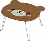 可愛い！使いやすい！子ども喜ぶアニマルミニテーブル（サイズ：W34×D30×H19.5cm/アニマル/簡単/使いやすい/キッズ/便利/テーブル/机/かわいい/カジュアル/折り畳み/くま/新生活/1人暮らし/ /