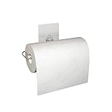 自己粘着ステンレススチールバスルーム洗面所トイレットペーパーホルダー、ディスペンサー壁マウント、つや消し