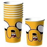 Adventure Time Party 16oz。プラスチック記念品カップ – 8ピース
