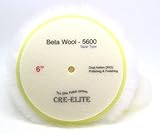 【G8／フィニッシング】CRE-ELITE　BetaWool-5600　研磨　ポリッシュ　ポリッシャー　ウールバフ　車磨き　ポリッシング　ギアアクション　ダブルアクション　バフ [毛：5000（スーパ