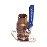 Grundfos 591211 1-1/2-Inch Dielectric Ball Valve with Isolation Flange, Sweat [並行輸入品]