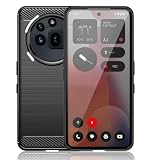 For Moto G64 5G ケース【YEZHU】炭素繊維カバー 品質TPU シリコン ケース 保護 軽量 弾力性付き衝撃吸収バンパーMoto G64/G64y/G54/G54 Powerケース 対応(ブラック)
