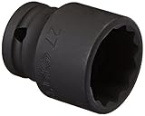 KT Pro Tools D1420M27 1/2 Drive 12-Point Impact Socket by KT Pro Tools
