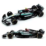 JODIYAAH 1/43 F1 チーム 2024 W15 44# ルイス ハミルトン F1 63# ジョージラッセル 合金カーダイカストモデル (1/43 W15 44#)