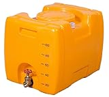 【合同産業】 ローリータンク 100L オレンジ 貯水槽 貯水タンク