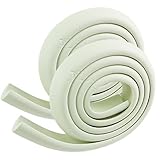 Mikotox ぶつけても痛くない コーナーガード 2m×2本セット 両面テープ付き 簡単取り付け (3 ホワイト)