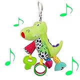 CAIJ Baby Infant Plush alligator Toy with music by CAIJ