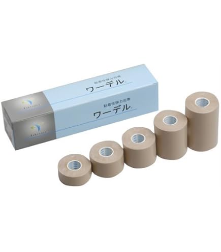 Amazon | 竹虎 トラポア No.2.5 2.5cm×10m 2巻入×6箱 粘着性伸縮テープ 