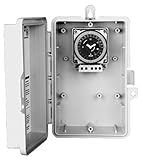 Grasslin by Intermatic GMXFM1D20-O-120 Electronic 24-Hour/7-Day 120-volt Time Switch with NEMA 3R Ou