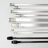 信栄物産:締め金具ステンレスベルト 10幅×300mm HS-103