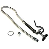 LASCO 09-7065 Replacement Commercial Dishwasher Pre-Rinse Kit with Spray Valve, Insulated Handle and