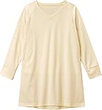 アルゴヴィア シンプルチュニック産後授乳服 M オフ スムース 346132