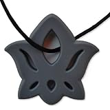 Lotus Teething Necklace by Zen Rocks - a Stylish New Twist to Teething - River Rock by Eyla's [並行輸入品