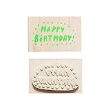 Yellow Owl Workshop アメリカ発キュートなスタンプ <MAKE-IT-MINE Rubber Stamp HAPPY BIRTHDAY ハッピーバースデー> YO-LS113