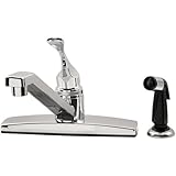 Aqualife水保存シングルレバーキッチン蛇口with Sideスプレー – クローム仕上げ