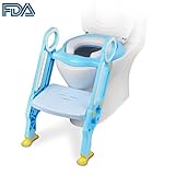 OstrichトイレPottyステップトレーナーfor Kids and ToddlersトレーニングSeat ブルー COMINHKG119995