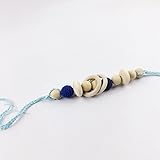 木育 歯固め授乳ジュエリー?シリコン 歯がため おしゃぶり 赤ちゃんのおもちゃ[BPAフリー][FDA認可済] 木製 安全 無味