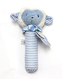 Aurora Baby 6 " Jesus Loves Me Lamb Rattle Blue for Boys