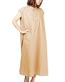 [マゴット] Maggot レディース スキッパー ワンピース ベルト付き 春夏 オフィス 気軽 マタニティ オシャレ カジュアル (02ベージュ)